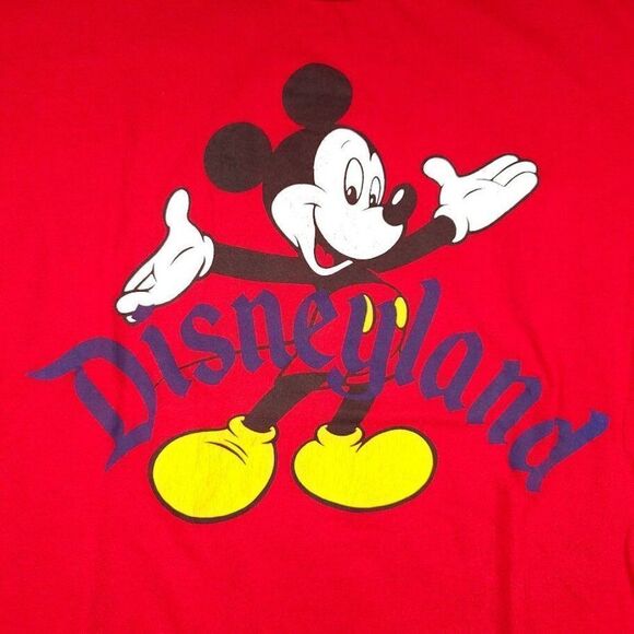 Vintage Mickey Mouse T Shirt Mens Size XL 90s Disneyland Walt Disney Made In USA - Picture 2 of 5